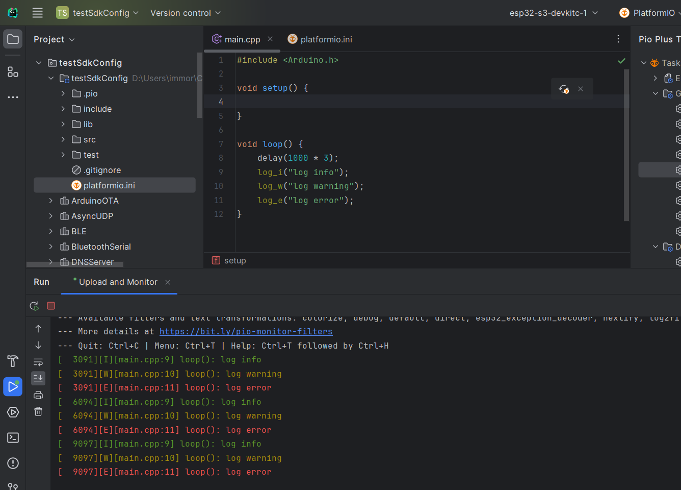 Log color Log color